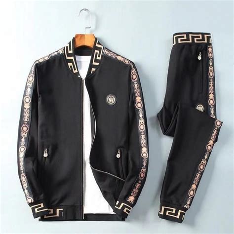 men versace jacket|Versace tracksuit men's.